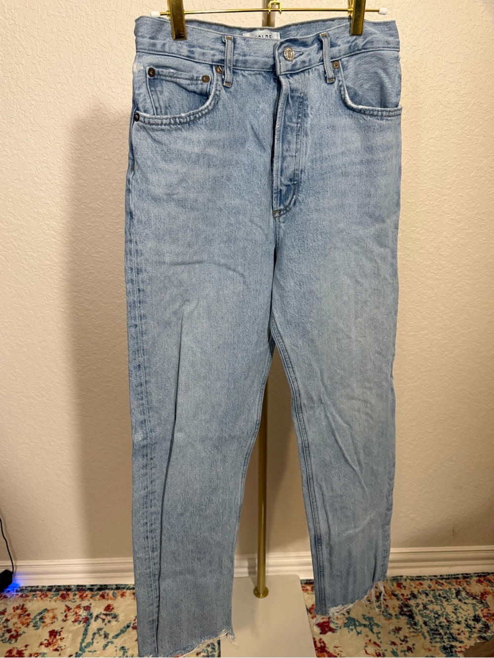 AGOLDE Light Blue Straight-Leg Men's Jeans